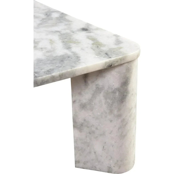 Segment Marble Rectangular Coffee Table - LOOMLAN - Moe's Home - Coffee Tables