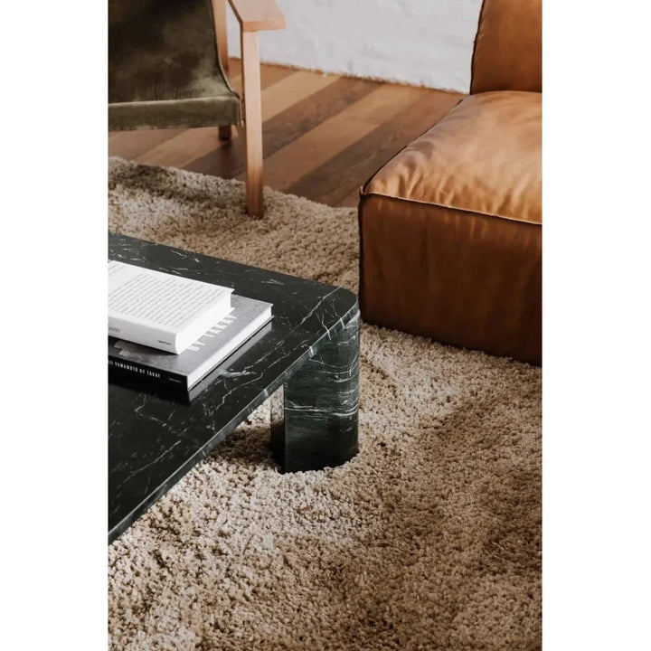 Segment Marble Rectangular Coffee Table - LOOMLAN - Moe's Home - Coffee Tables