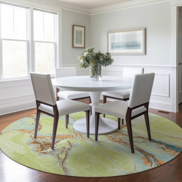 Selene Aloe Washable Indoor-Outdoor Rug-Outdoor Rugs-LOOMLAN Rugs-LOOMLAN