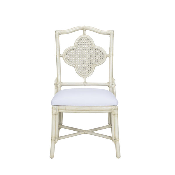 Selene Rattan Frame Grey Side Chair-Club Chairs-Wildwood-LOOMLAN