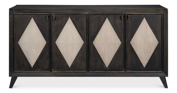 Selma Four Doors Wood Sideboard