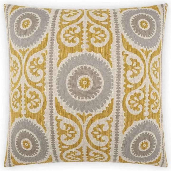 Selma Sunflower Brown Throw Pillow Insert - LOOMLAN - D.V. Kap - Throw Pillows