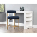 Seneca Modern Counter Stool With Back