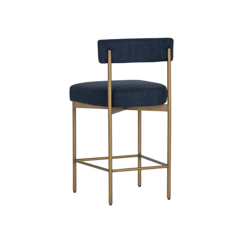 Seneca Modern Counter Stool With Back