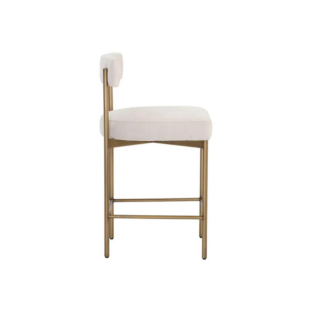 Seneca Modern Counter Stool With Back