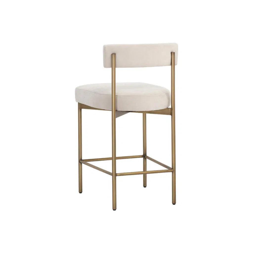 Seneca Modern Counter Stool With Back