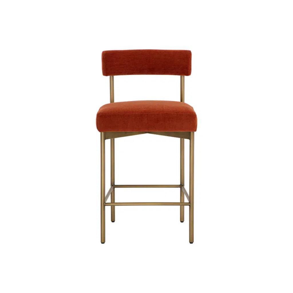 Seneca Modern Counter Stool With Back