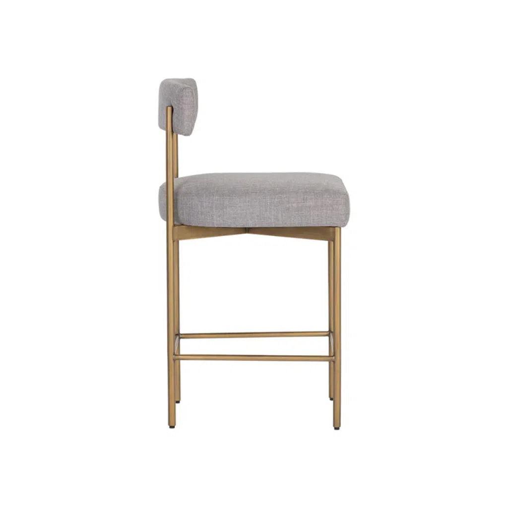 Seneca Modern Counter Stool With Back