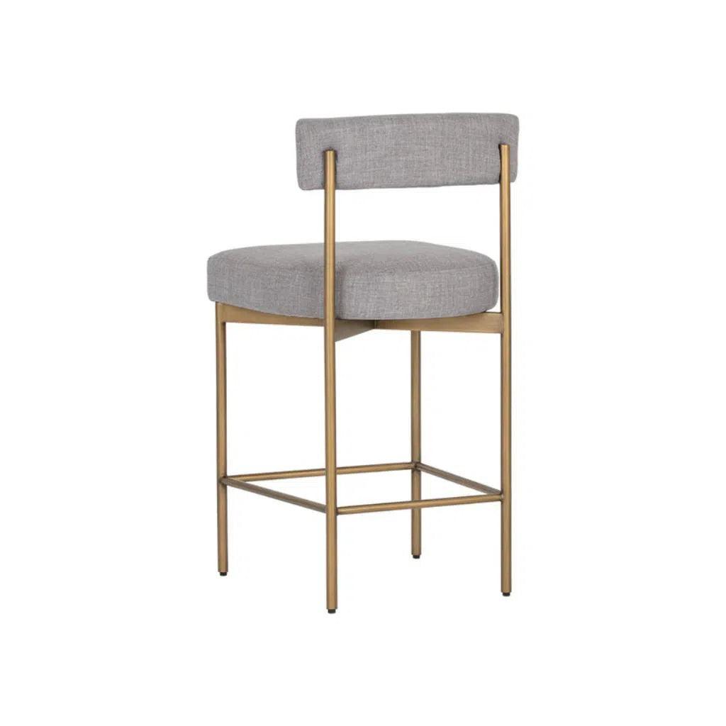 Seneca Modern Counter Stool With Back