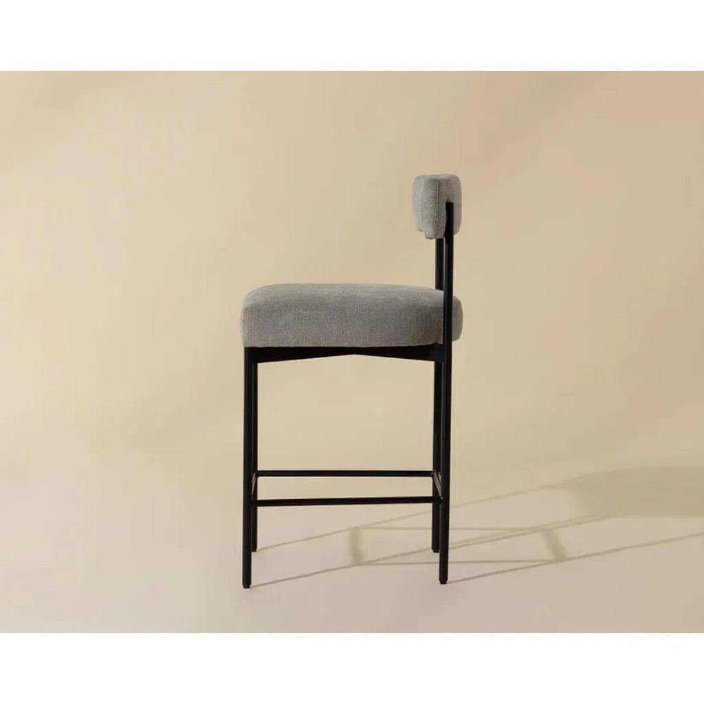 Seneca Modern Counter Stool With Back