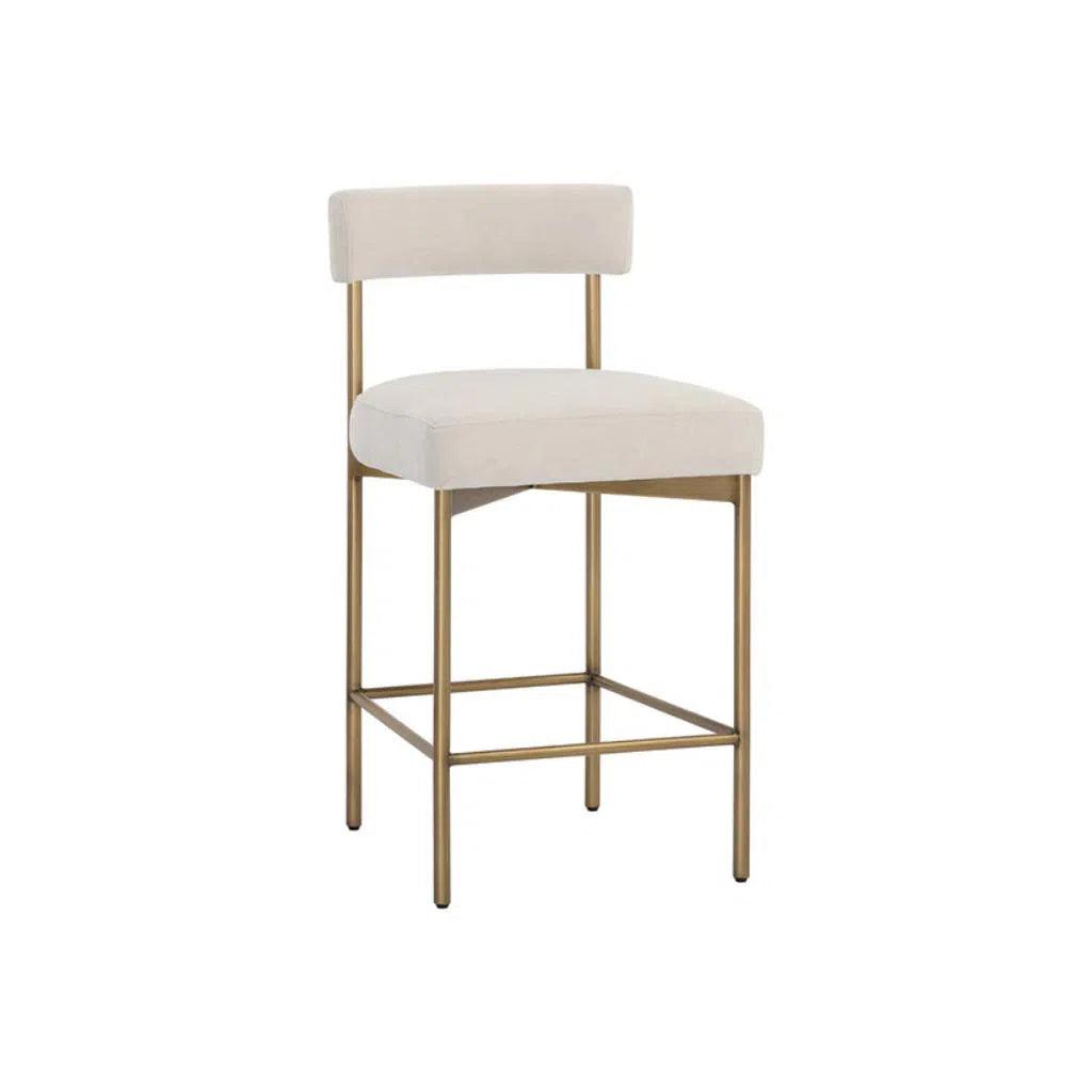 Seneca Modern Counter Stool With Back