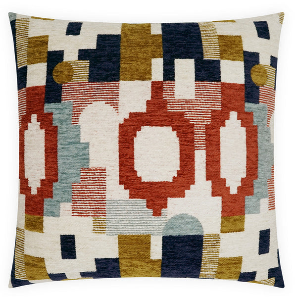 Septine Multicolor Throw Pillow