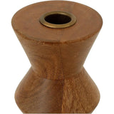 Sequence Natural Mango Wood Candle Holder