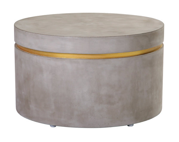 Serendipity Ring Accent Table Set - Slate Gray Outdoor End Tables-Outdoor Side Tables-Seasonal Living-LOOMLAN