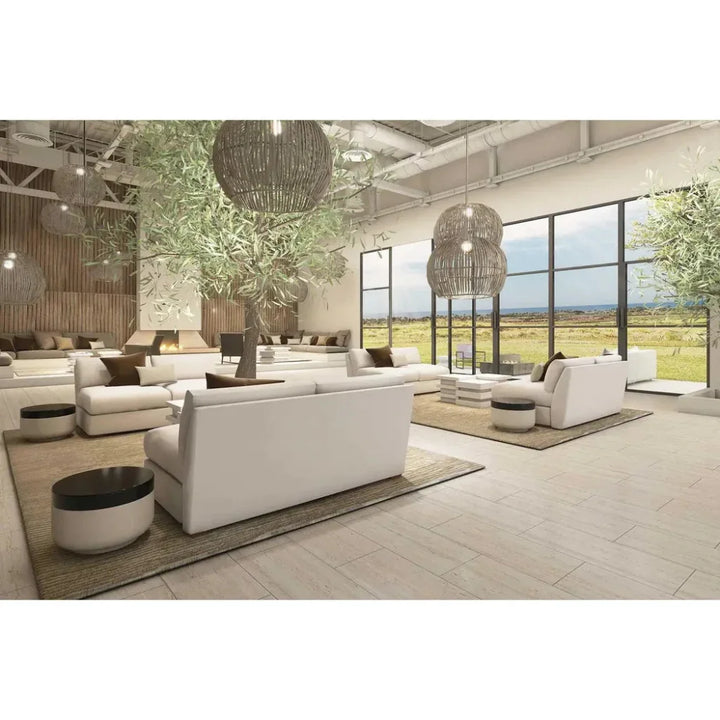 Serenity Grazed Side Table Ceramic Outdoor Accent Table - LOOMLAN - Seasonal Living - Outdoor Side Tables