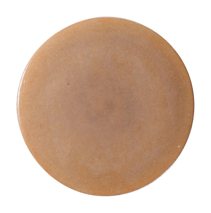 Serenity Textured Ceramic Patio Stool-Garden Stools-Seasonal Living-LOOMLAN