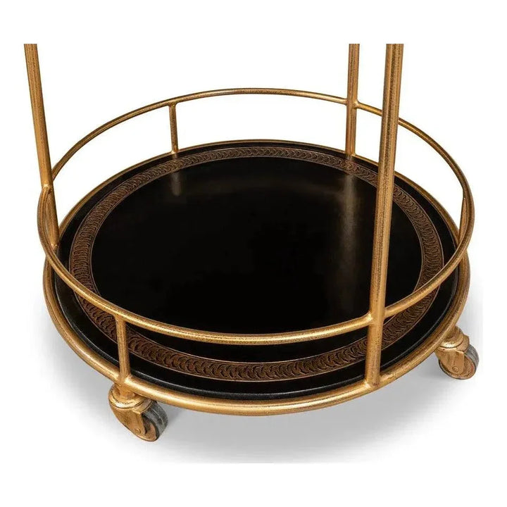 Server Table Side Server Round Side Table - LOOMLAN