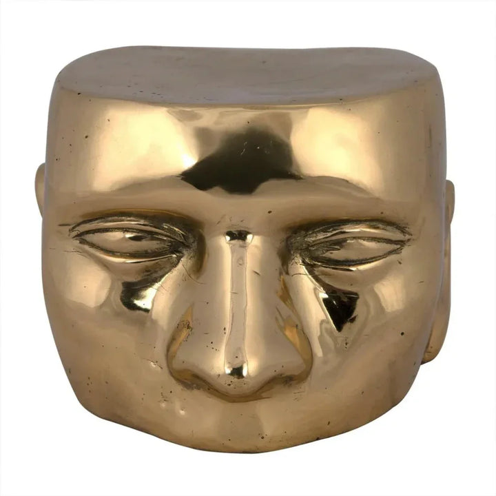 Set Of 3 Character Sculpture Brass 3PC - LOOMLAN - Noir - Statues & Sculptures