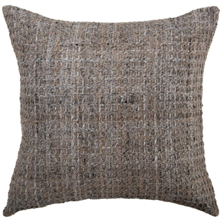 Seul Square Outdoor Throw Pillows-Outdoor Pillows-LOOMLAN-Multi Browns-LOOMLAN