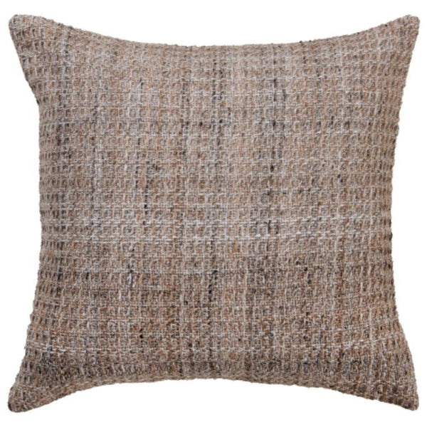 Seul Square Outdoor Throw Pillows-Outdoor Pillows-LOOMLAN-Cinnamon-LOOMLAN