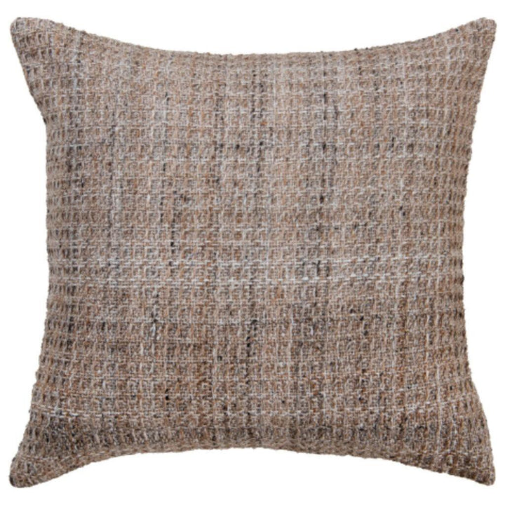 Seul Square Outdoor Throw Pillows-Outdoor Pillows-LOOMLAN-Cinnamon-LOOMLAN