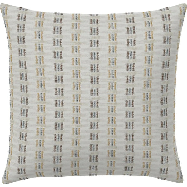 Shakira Ivory Handmade Outdoor Pillow-Outdoor Pillows-Earnest Collection-20" Square-LOOMLAN