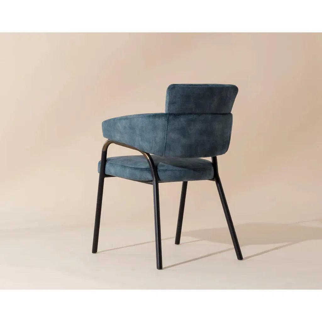 Sharqui Fabric Dining Armchair