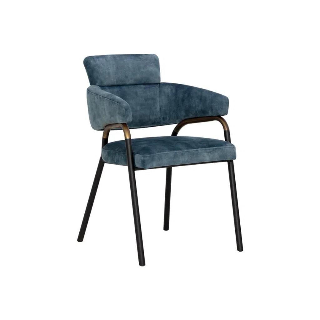 Sharqui Fabric Dining Armchair