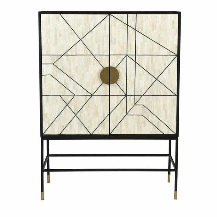 40 Inch Cabinet Multicolor Art Deco - LOOMLAN - Moe's Home - Accent Cabinets