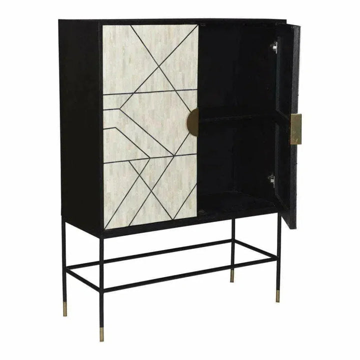 40 Inch Cabinet Multicolor Art Deco - LOOMLAN - Moe's Home - Accent Cabinets