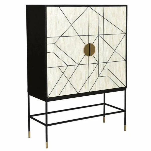 40 Inch Cabinet Multicolor Art Deco - LOOMLAN - Moe's Home - Accent Cabinets