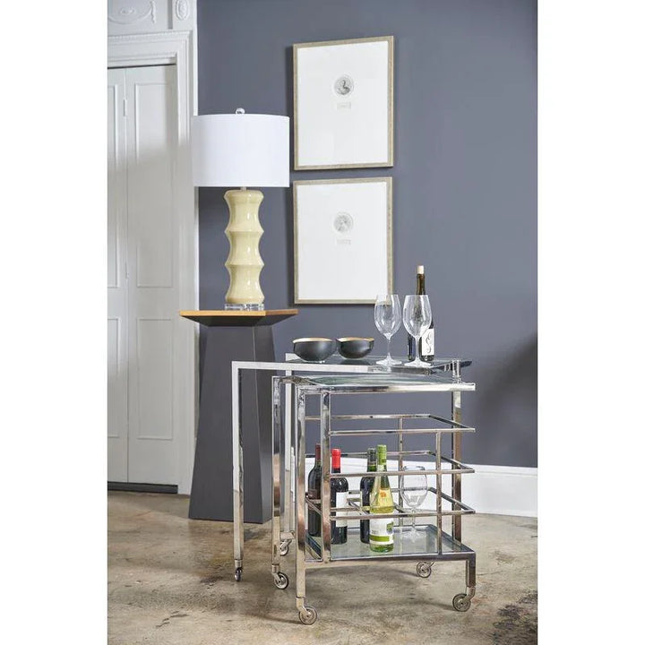 Shelbourne Ceramic With Acrylic Base Table Lamp - LOOMLAN - Chelsea House - Table Lamps