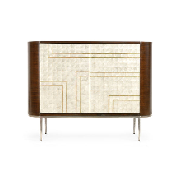 Shelldon Modern Design Wood Bar Cabinet-Home Bar Cabinets-Wildwood-LOOMLAN