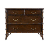 Sheraton Four Drawer Bamboo Chest-Chests-Chelsea House-LOOMLAN