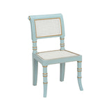 Sheraton Gold Detailing Child's Chair-Club Chairs-Chelsea House-Blue-LOOMLAN