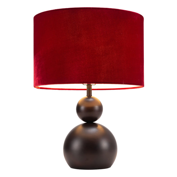 Shobu Table Lamp Red-Floor Lamps-Zuo Modern-LOOMLAN