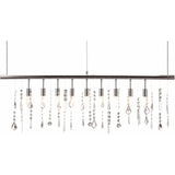 Shooting Stars Ceiling Lamp Chrome Pendants LOOMLAN By Zuo Modern