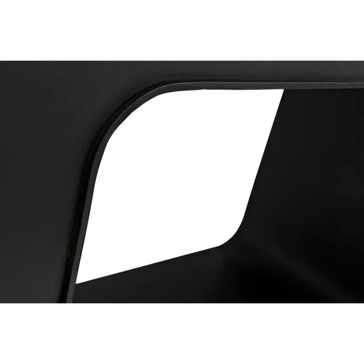 Shylock Black Steel Geometric Console Table - LOOMLAN - Noir - Console Tables