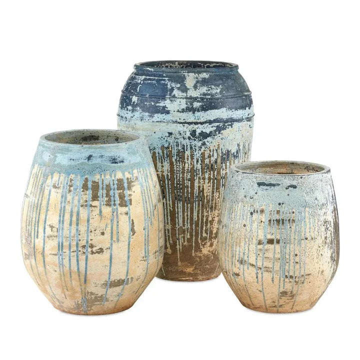 Sicilia Medium Terracotta Outdoor Planter-Outdoor Accessories-Currey & Co-LOOMLAN