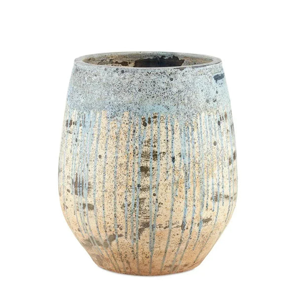 Sicilia Medium Terracotta Outdoor Planter-Outdoor Accessories-Currey & Co-LOOMLAN