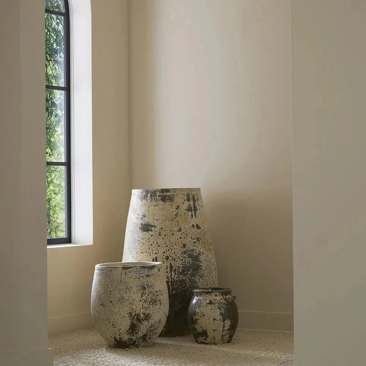 Sicilia Terracotta Antique Medium Outdoor Planter-Outdoor Accessories-Currey & Co-LOOMLAN