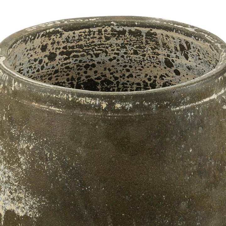 Sicilia Terracotta Antique Medium Outdoor Planter-Outdoor Accessories-Currey & Co-LOOMLAN