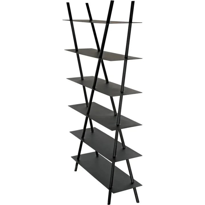 Siddhartha Metal Black Etagere-Etageres-Noir-LOOMLAN