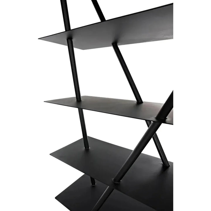 Siddhartha Metal Black Etagere-Etageres-Noir-LOOMLAN