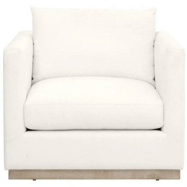 Siena Plinth Base Sofa Chair LiveSmart Machale-Ivory Oak Club Chairs LOOMLAN By Essentials For Living