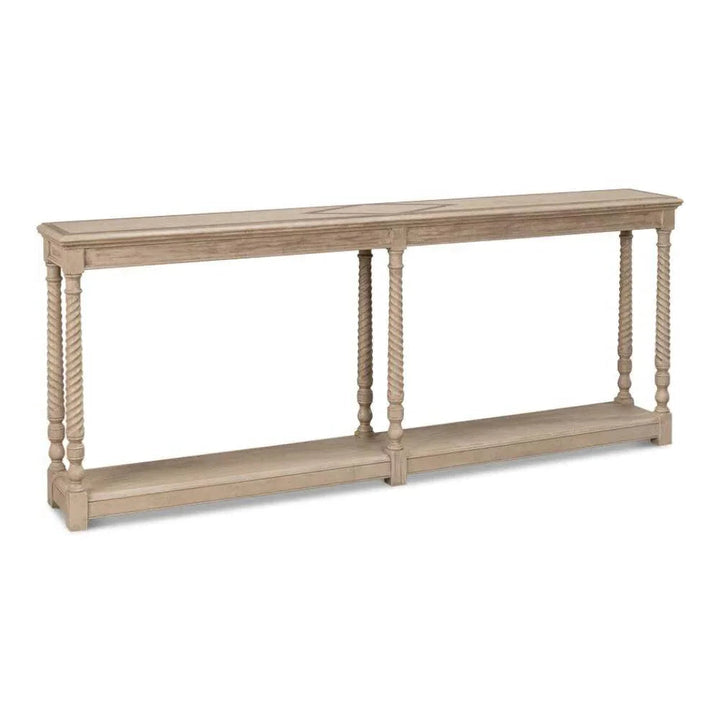 Sierra Equestrian Console Table Slim With - LOOMLAN - Sarreid - Console Tables