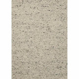 Sigri Grey Beige Solid Handmade Wool Rug