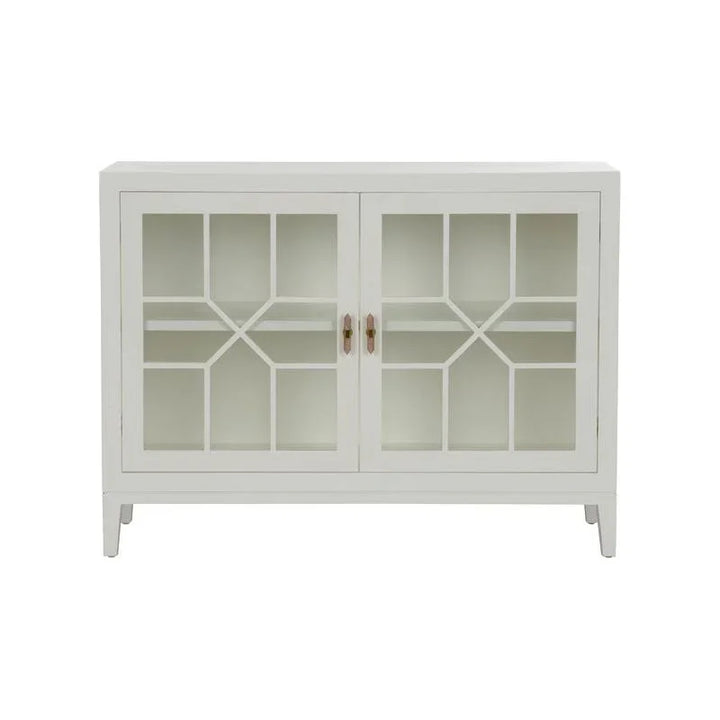 Silhouette Wooden White Chest - LOOMLAN - Chelsea House - Chests