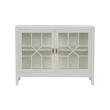 Silhouette Wooden White Chest-Chests-Chelsea House-LOOMLAN