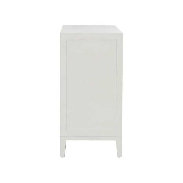 Silhouette Wooden White Chest - LOOMLAN - Chelsea House - Chests